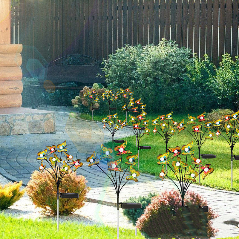 Solar Butterfly Firefly Lights – Outdoor LED Garden Decor