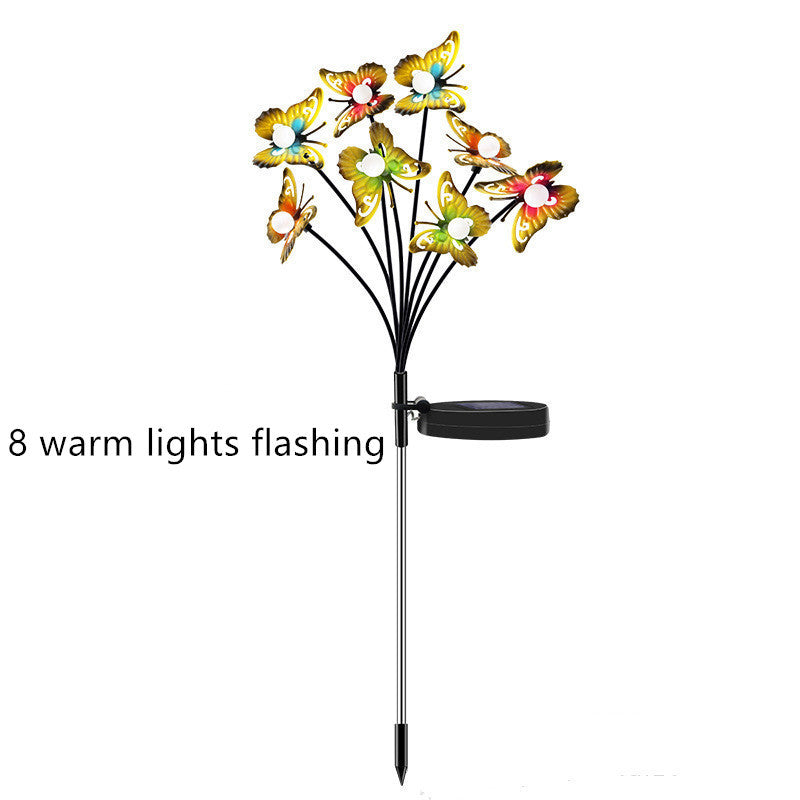 Solar Butterfly Firefly Lights – Outdoor LED Garden Decor