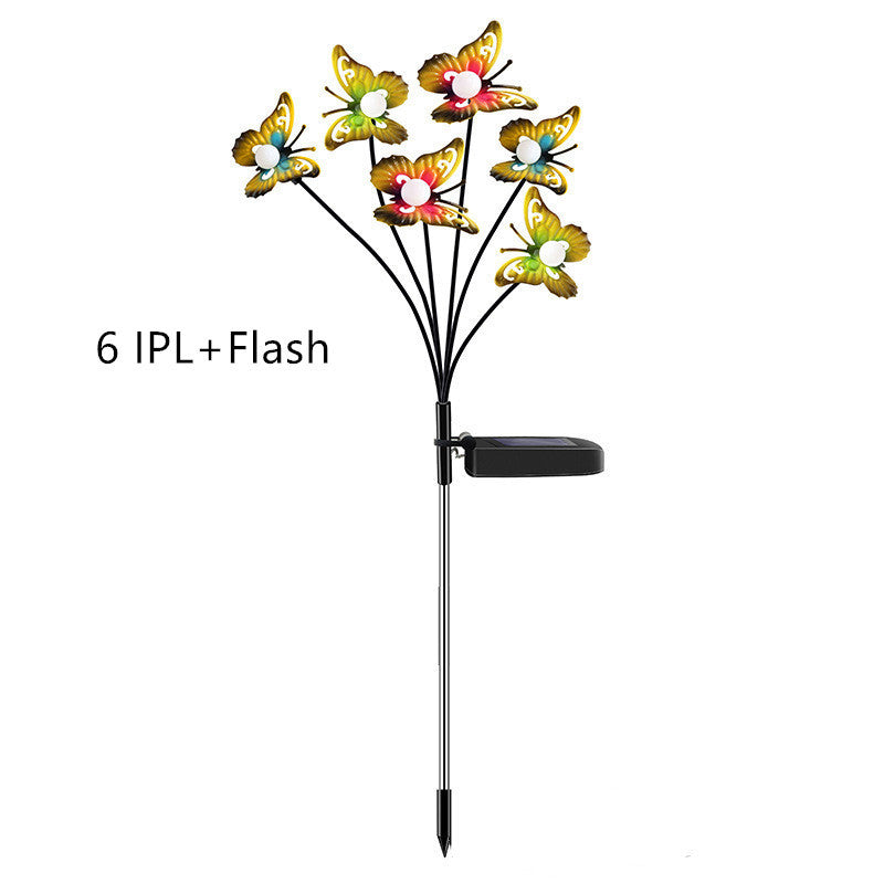 Solar Butterfly Firefly Lights – Outdoor LED Garden Decor