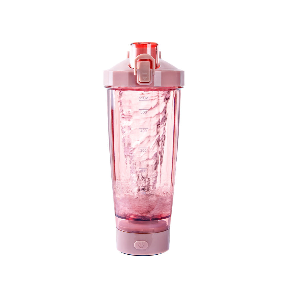 USB Auto Stirring Cup – LED Light, 550ml Leakproof for Egg Whites & Shakes