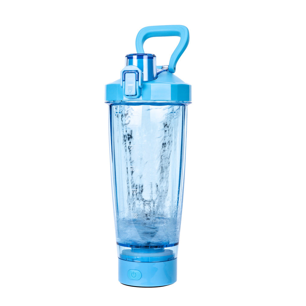 USB Auto Stirring Cup – LED Light, 550ml Leakproof for Egg Whites & Shakes