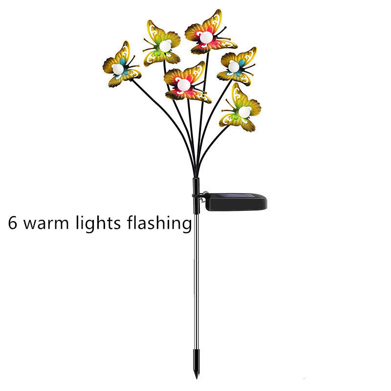 Solar Butterfly Firefly Lights – Outdoor LED Garden Decor